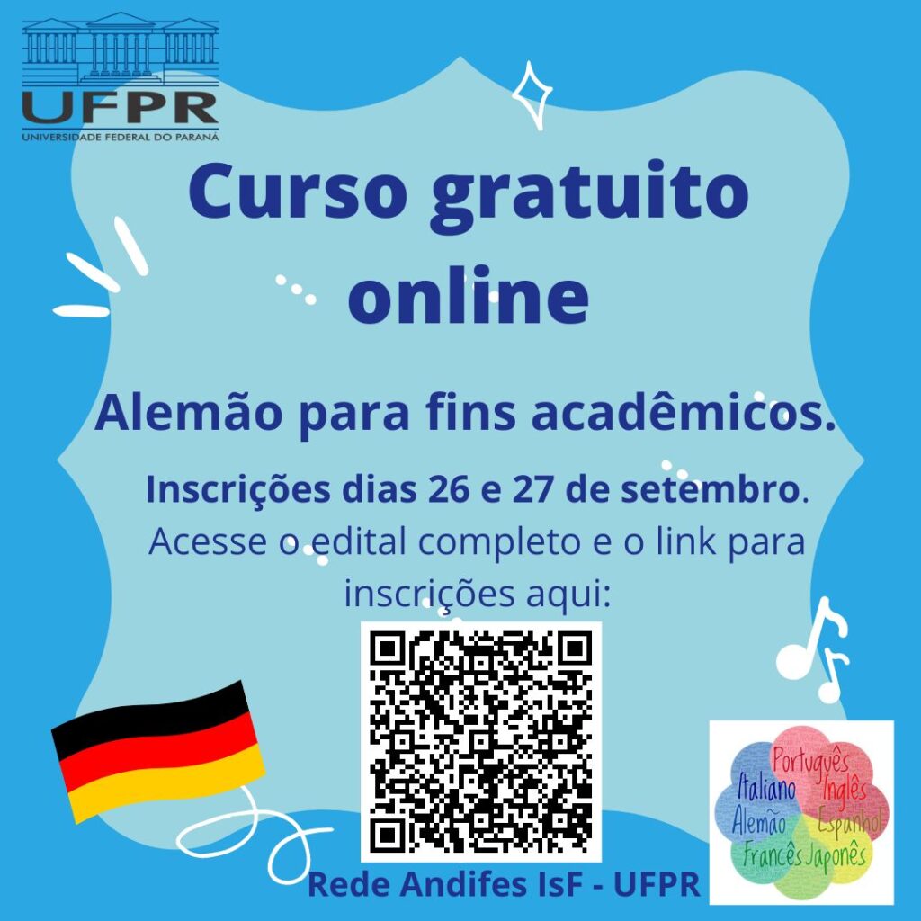UFPR e Idiomas sem Fronteiras ofertam cursos on-line gratuito de inglês e  espanhol - Universidade Federal do Paraná